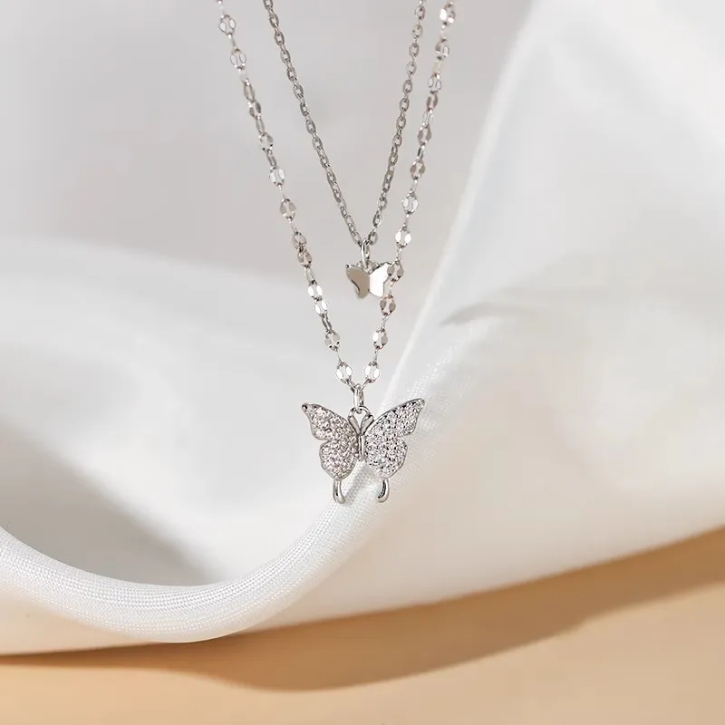 ETAHLOVE Sterling Silver Necklaces Women's-3