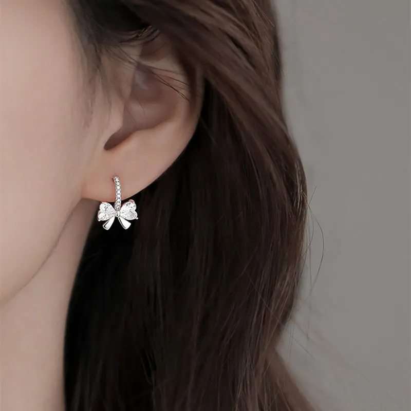 ETAHLOVE S925 Silver Stud Earrings Women's-2