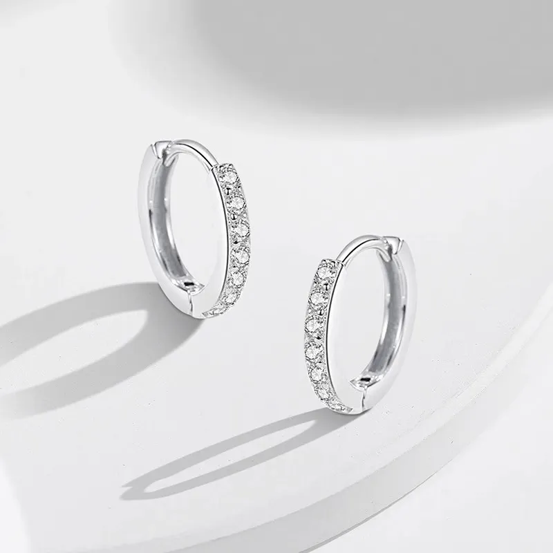ETAHLOVE Sterling Silver Earrings Unisex-4