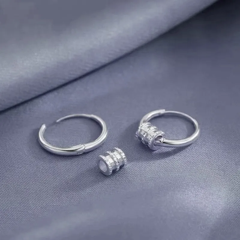 ETAHLOVE Sterling Silver Earrings Unisex Students Date Confession Gift Birthday Box-4