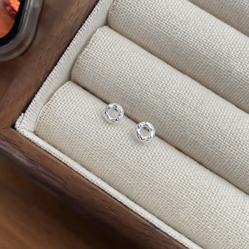 ETAHLOVE 999 Fine Silver Stud Earrings Women's-8