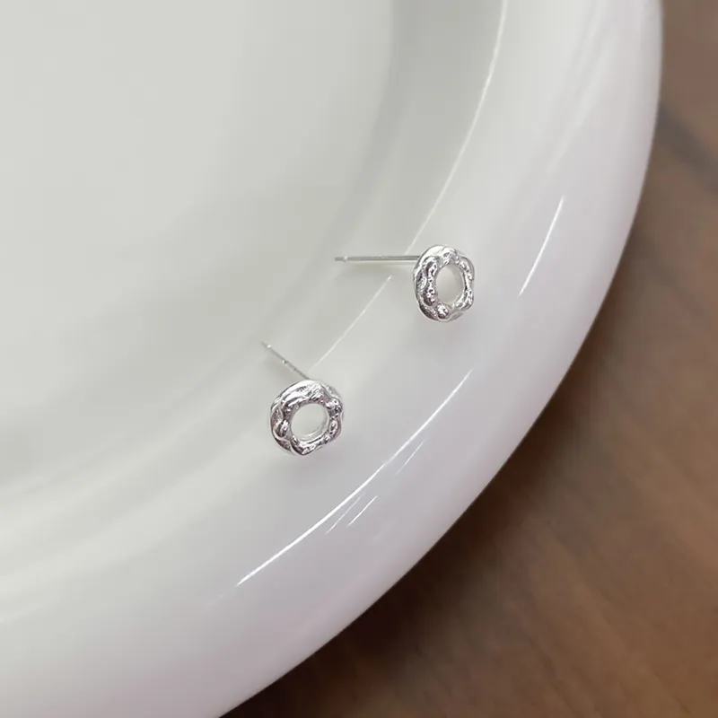 ETAHLOVE 999 Fine Silver Stud Earrings Women's-7