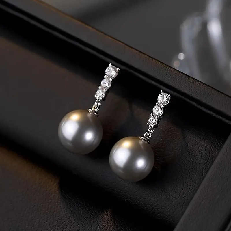 ETAHLOVE Sterling Silver Stud Earrings Women's-4