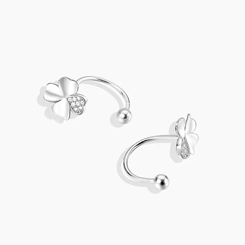 ETAHLOVE Sterling Silver Stud Earrings Women's Bestie Girlfriend Couple Gift Birthday Box-3