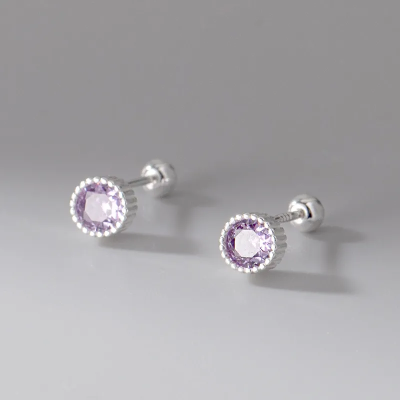 ETAHLOVE Sterling Silver Stud Earrings Unisex Boyfriend And Girlfriend Birthday Surprise-53