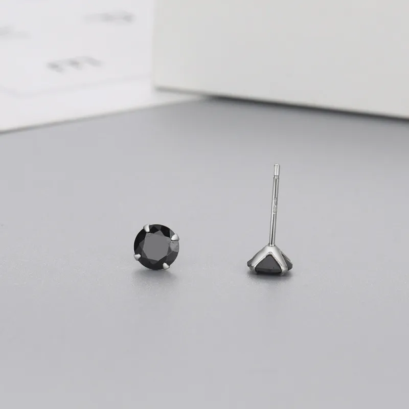 ETAHLOVE Sterling Silver Stud Earrings Unisex Bestie Girlfriend Birthday Surprise Anniversary Gift-9