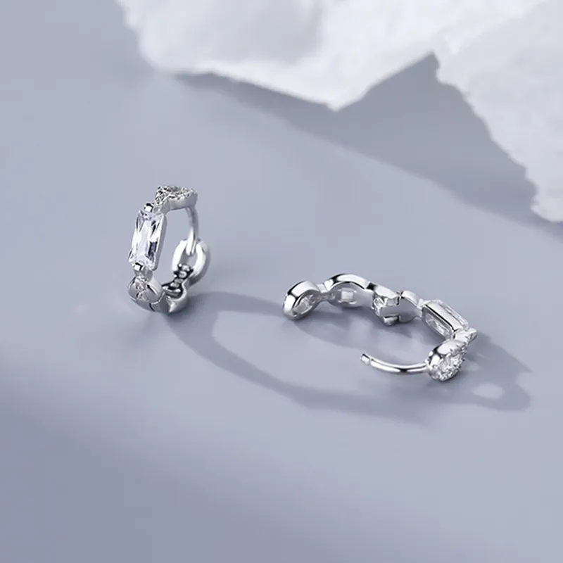 ETAHLOVE Sterling Silver Earrings Unisex Love Confession Birthday Gift-3