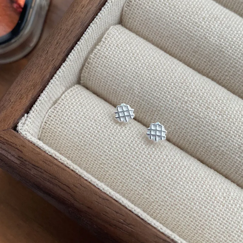 ETAHLOVE 999 Fine Silver Stud Earrings Women's-13