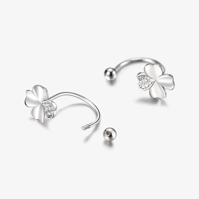 ETAHLOVE Sterling Silver Stud Earrings Women's Bestie Girlfriend Couple Gift Birthday Box-2