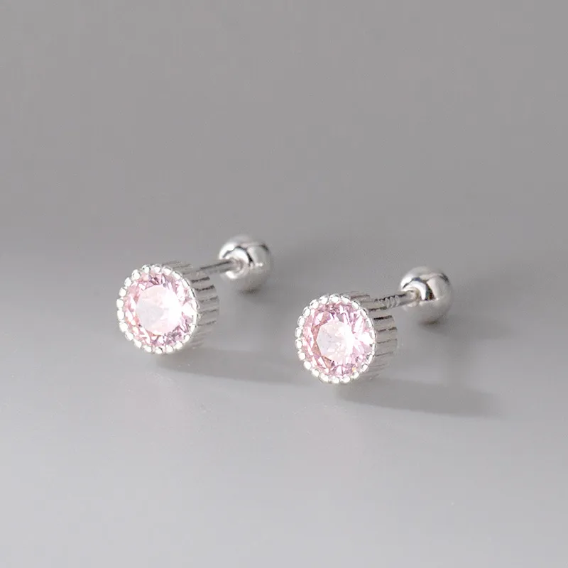 ETAHLOVE Sterling Silver Stud Earrings Unisex Boyfriend And Girlfriend Birthday Surprise-33