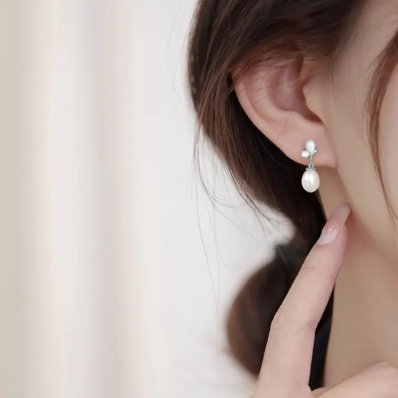 ETAHLOVE S925 Silver Stud Earrings Women's-2