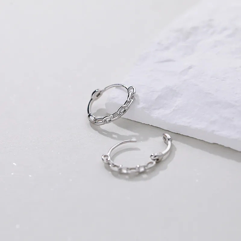 ETAHLOVE S925 Silver Earrings Unisex Bestie Boyfriend And Girlfriend Birthday Surprise-4