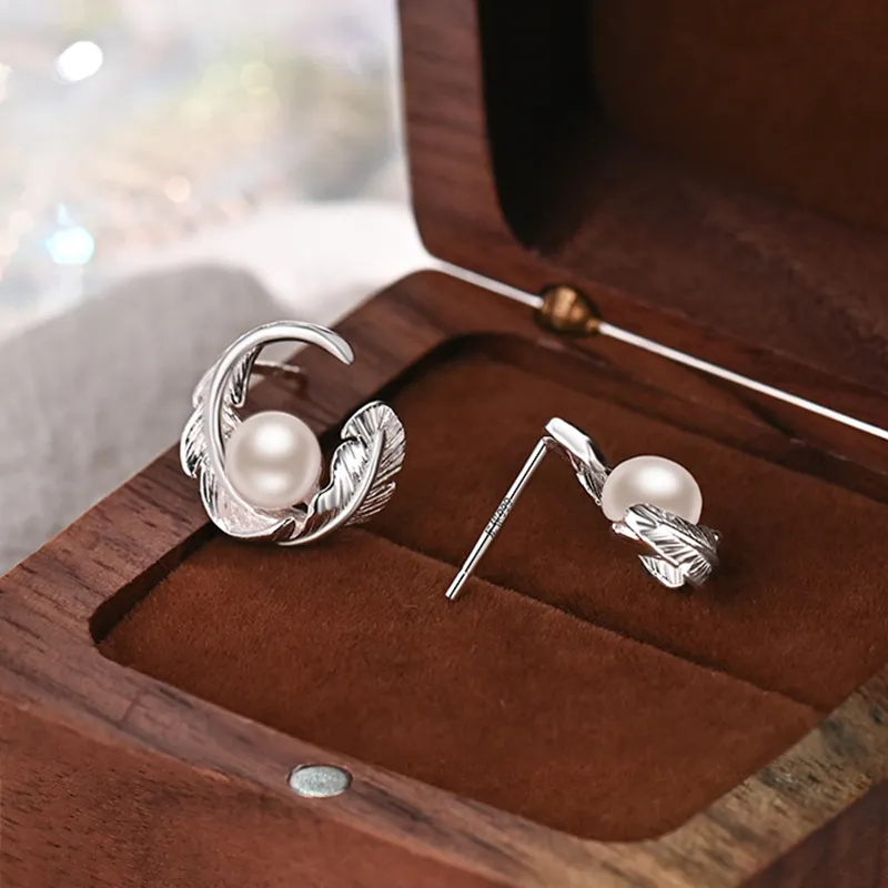 ETAHLOVE Sterling Silver Stud Earrings Women's-4