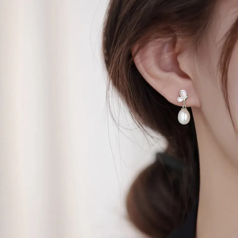 ETAHLOVE S925 Silver Stud Earrings Women's-1