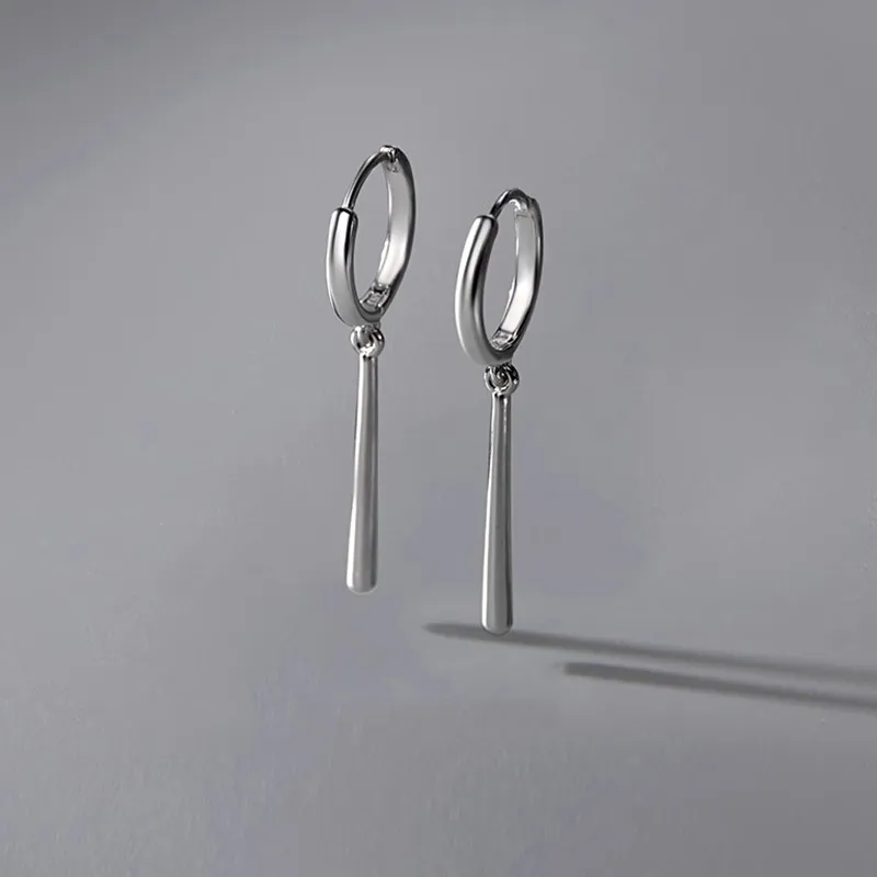 ETAHLOVE S925 Silver Earrings Unisex-11