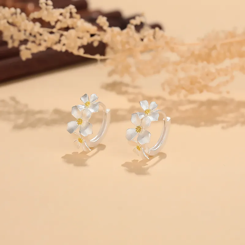 ETAHLOVE Sterling Silver Earrings Women's-4