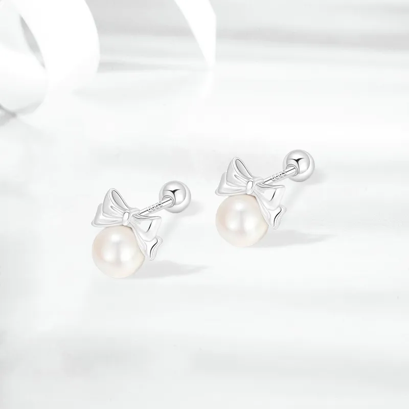 ETAHLOVE Sterling Silver Stud Earrings Women's-9