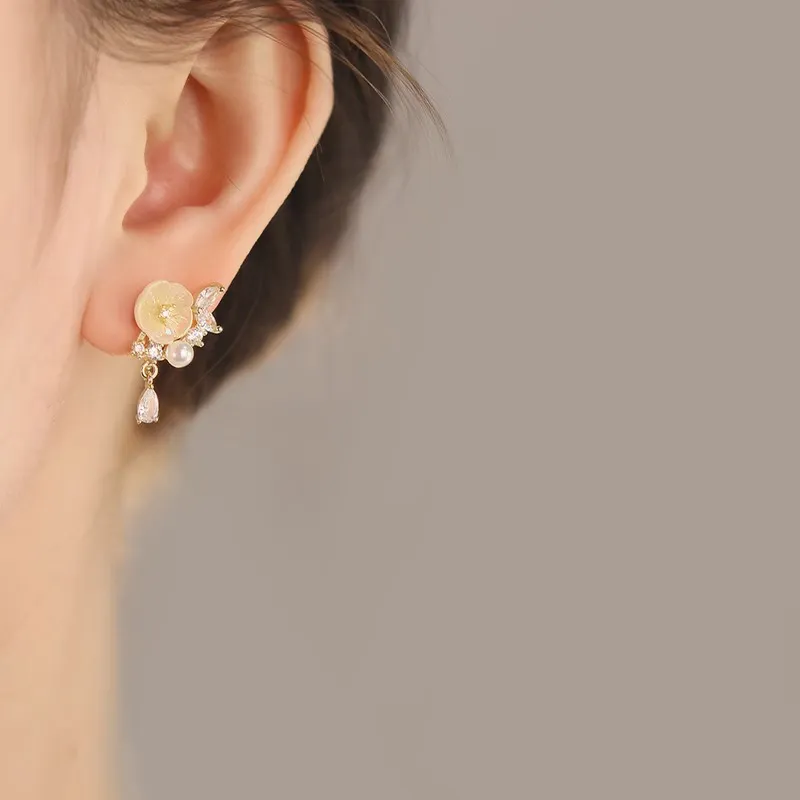 ETAHLOVE S925 Silver Stud Earrings Women's-2