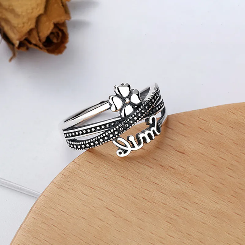 ETAHLOVE S925 Silver Rings Women's-4