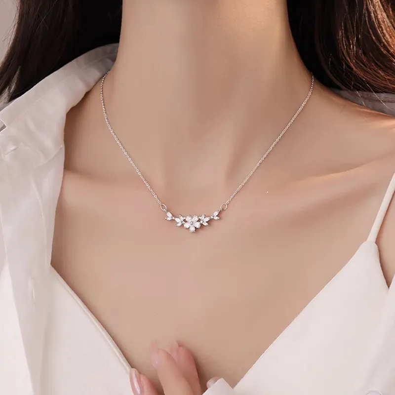 ETAHLOVE Sterling Silver Necklaces Women's-1
