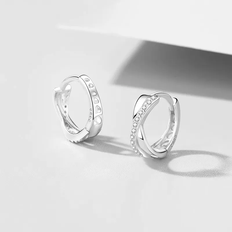 ETAHLOVE Sterling Silver Earrings Women's Student's Date Bestie Girlfriend Couple Gift Birthday Box-4