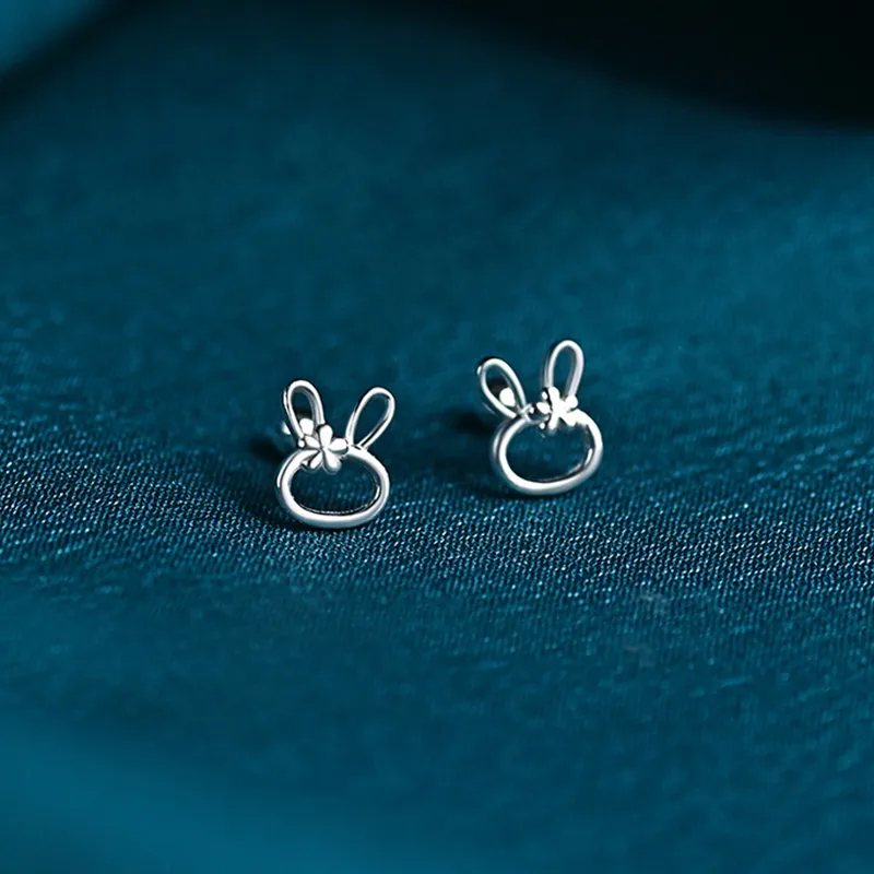 ETAHLOVE Sterling Silver Stud Earrings Women's-4