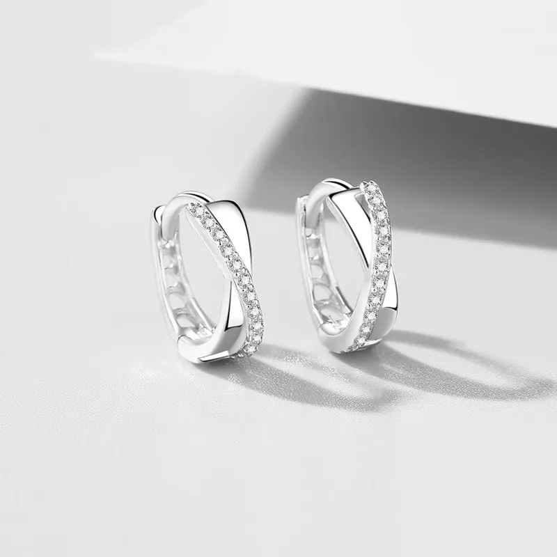 ETAHLOVE Sterling Silver Earrings Women's Student's Date Bestie Girlfriend Couple Gift Birthday Box-3