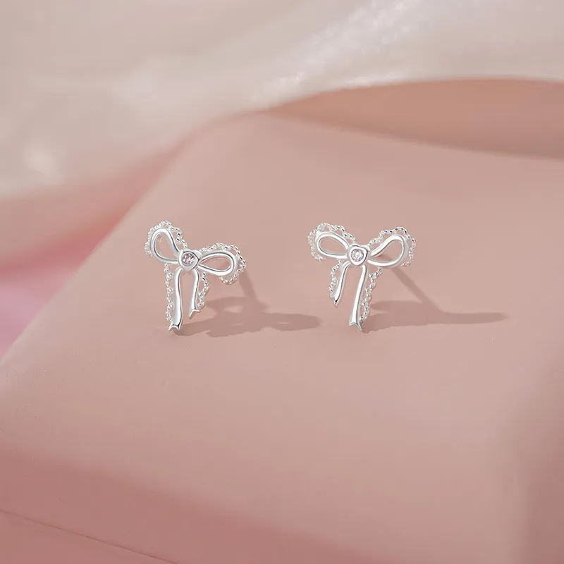 ETAHLOVE Sterling Silver 999 Fine Silver Stud Earrings Women's-7