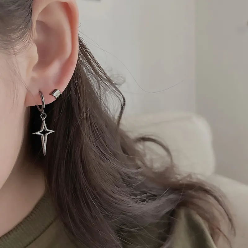ETAHLOVE S925 Silver Earrings Unisex-11