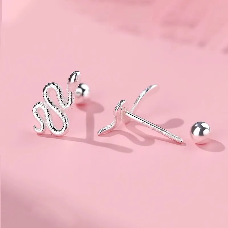 ETAHLOVE Sterling Silver Stud Earrings Women's Couple Date Confession To Girlfriend Bestie Birthday Surprise-2