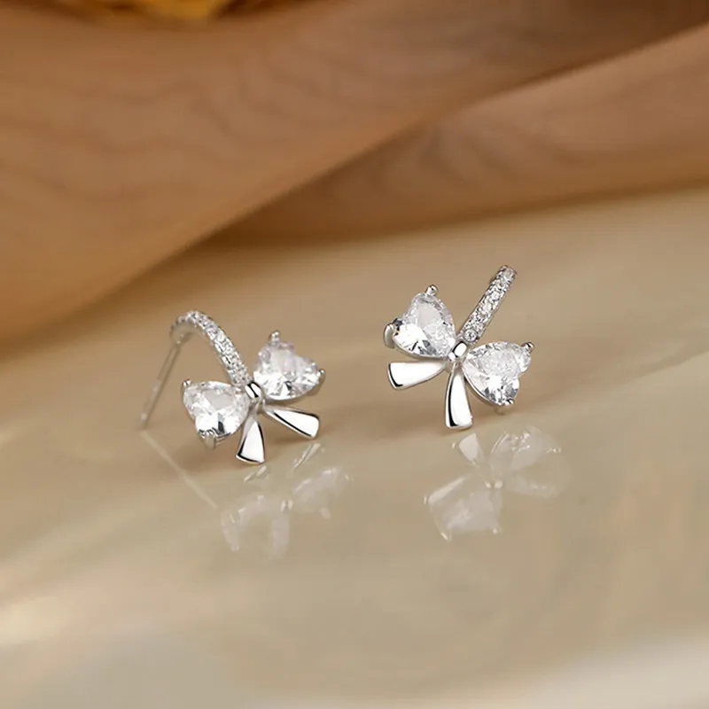 ETAHLOVE S925 Silver Stud Earrings Women's-4