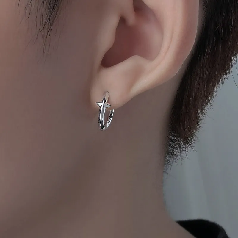 ETAHLOVE S925 Silver Earrings Unisex Bestie Gift For Boyfriend/Girlfriend Birthday Box-7