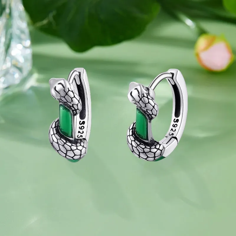 ETAHLOVE S925 Silver Earrings Unisex Girlfriend And Boyfriend Gift Birthday Box-3