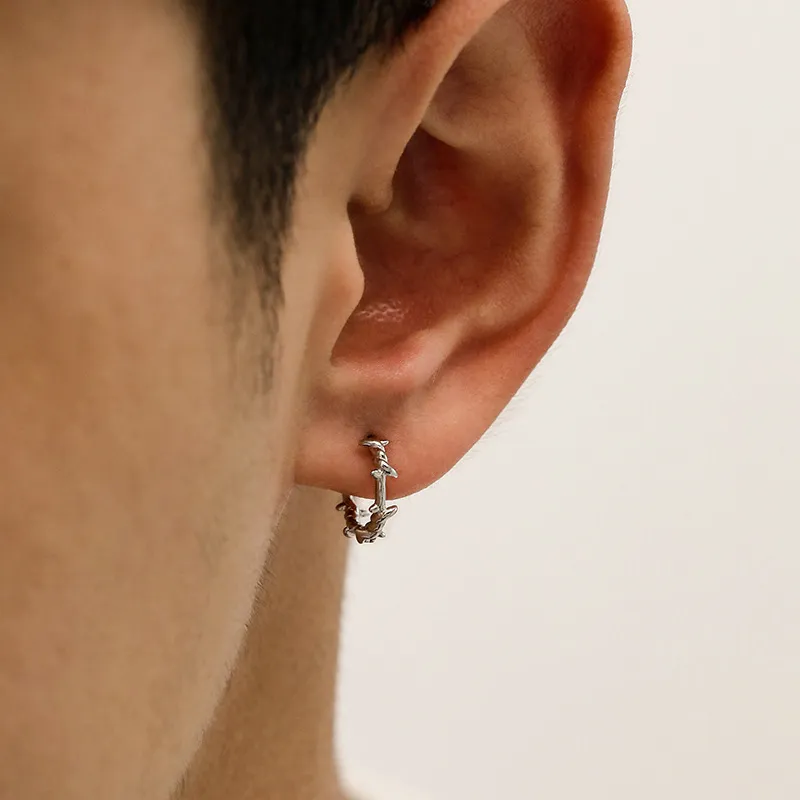ETAHLOVE S925 Silver Earrings Unisex-10