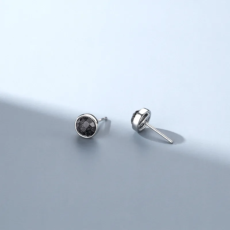 ETAHLOVE Sterling Silver Stud Earrings Unisex Boyfriend And Girlfriend Birthday Surprise-10