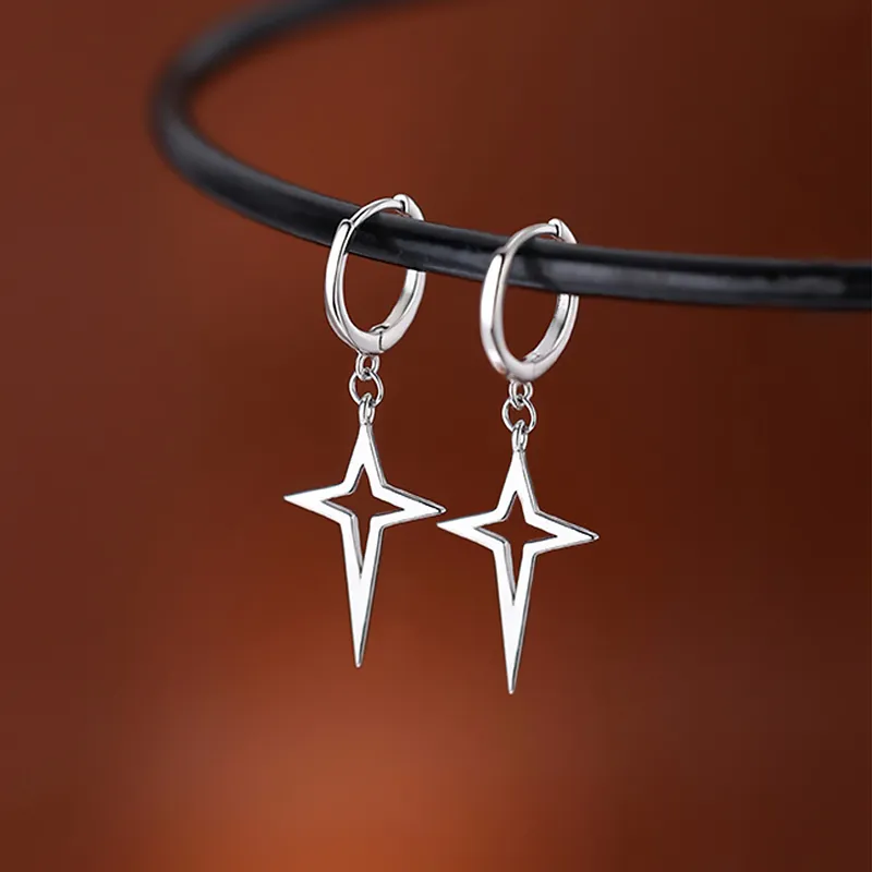 ETAHLOVE S925 Silver Earrings Unisex-8