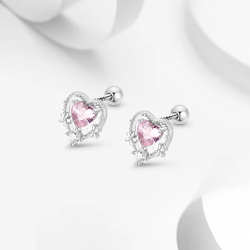 ETAHLOVE Sterling Silver Stud Earrings Women's-4