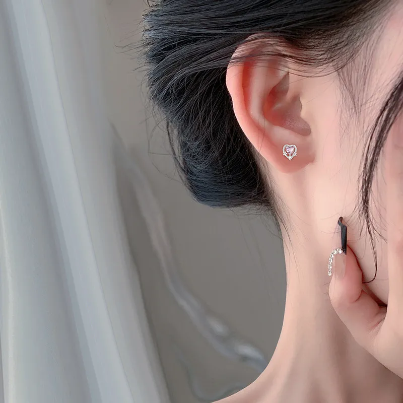 ETAHLOVE Sterling Silver Stud Earrings Women's-1