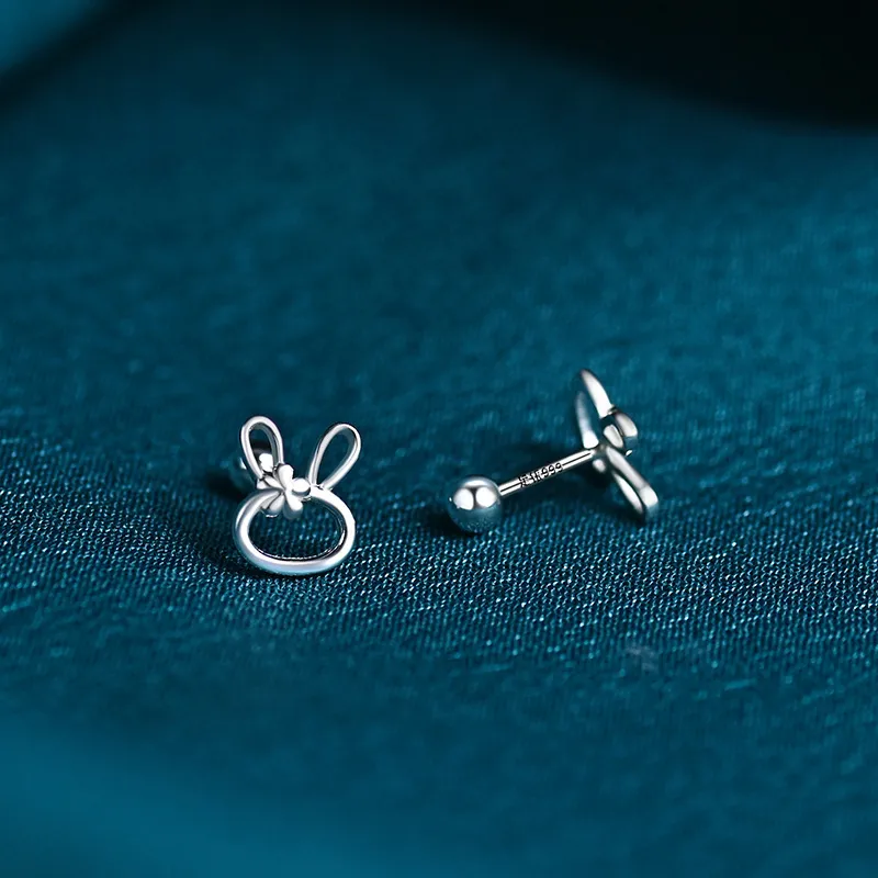 ETAHLOVE Sterling Silver Stud Earrings Women's-3