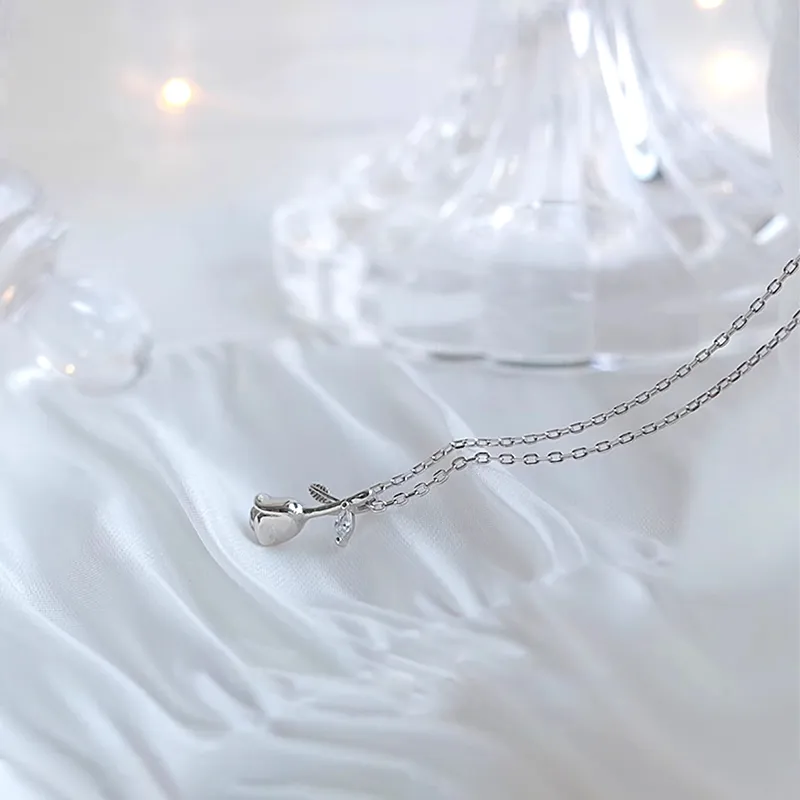 ETAHLOVE 999 Fine Silver Necklaces Women's-3