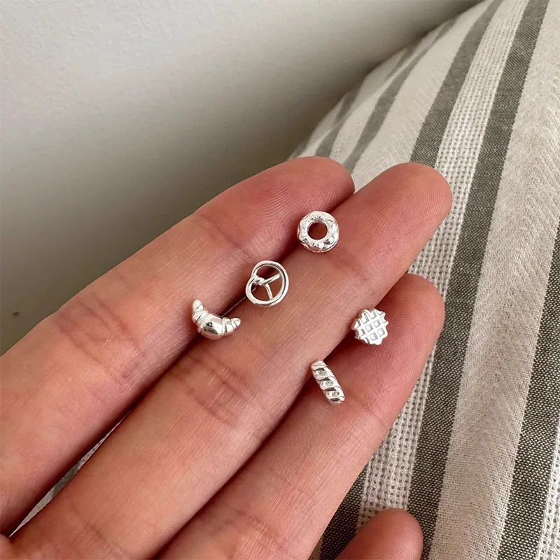 ETAHLOVE 999 Fine Silver Stud Earrings Women's-28