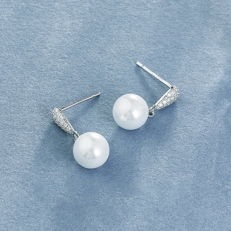 ETAHLOVE S925 Silver Earrings Women's Bestie Girlfriend Couple Date Confession Gift Birthday Box-4