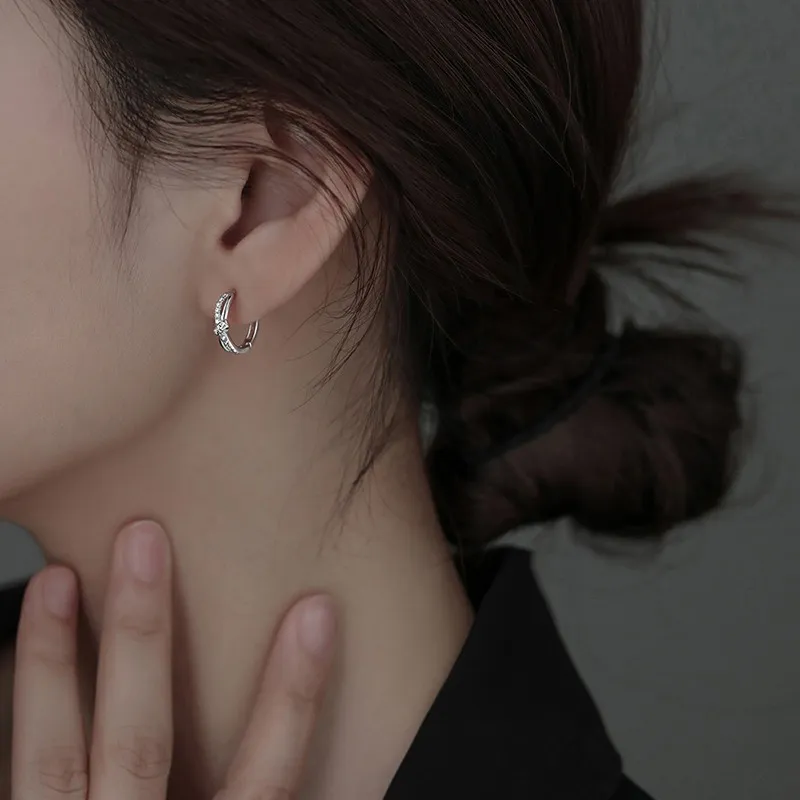 ETAHLOVE S925 Silver Earrings Unisex Love Confession Birthday Gift-1