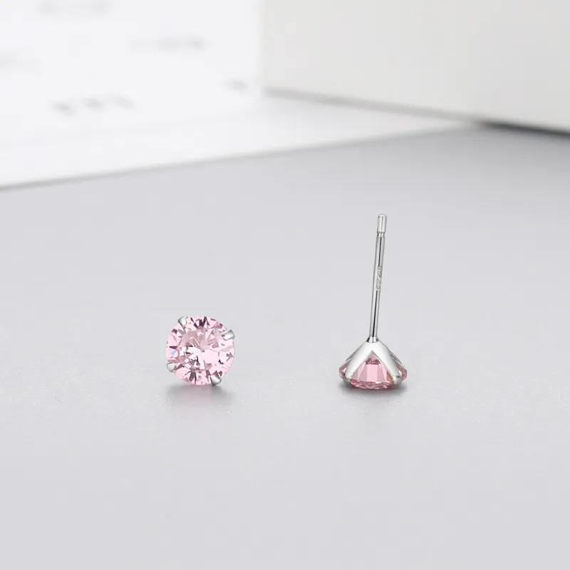 ETAHLOVE Sterling Silver Stud Earrings Unisex Bestie Girlfriend Birthday Surprise Anniversary Gift-6