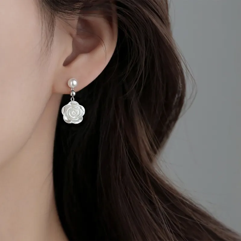 ETAHLOVE S925 Silver Earrings Women's Bestie Girlfriend And Mother's Birthday Surprise Commemoration-2