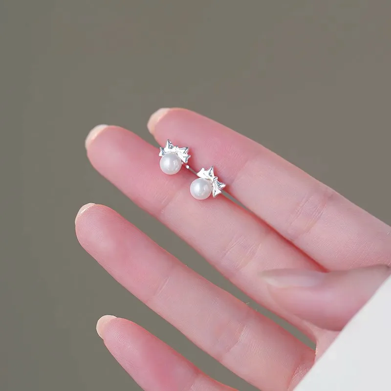 ETAHLOVE Sterling Silver Stud Earrings Women's-8