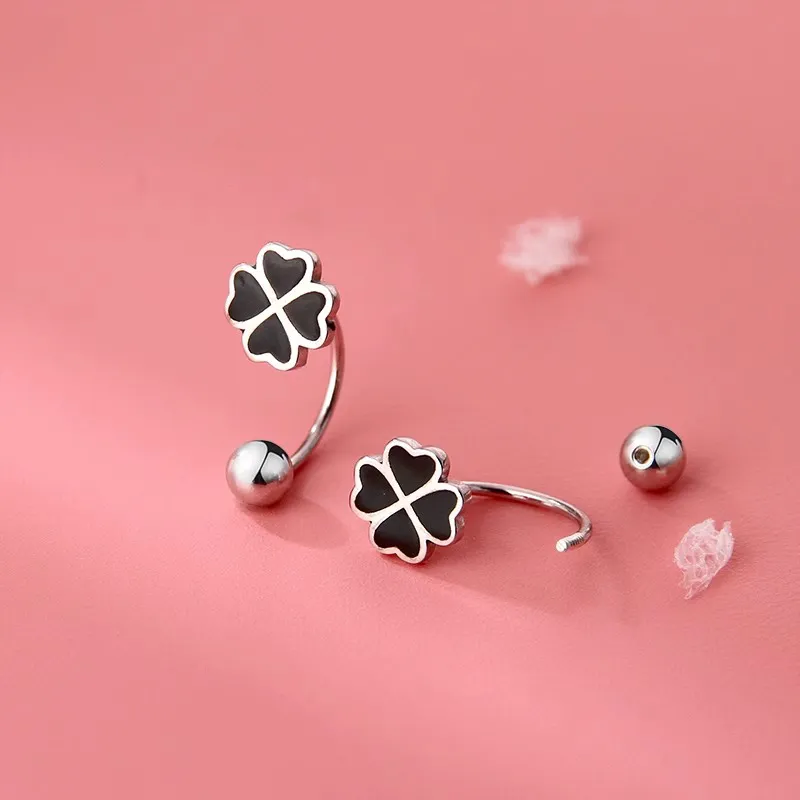 ETAHLOVE Sterling Silver Earrings Women's Bestie Girlfriend Birthday Surprise Anniversary Commemoration-4
