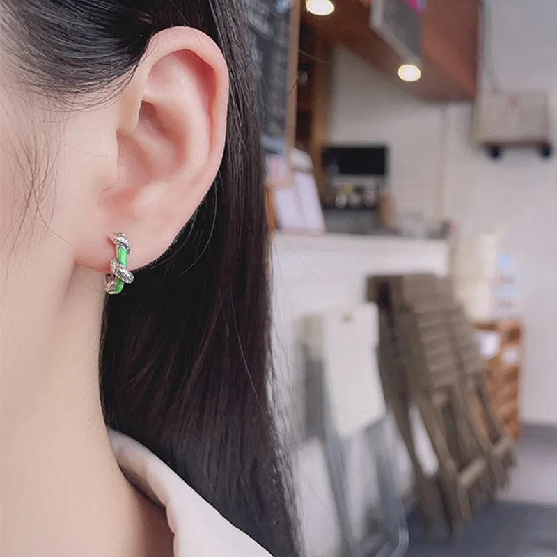 ETAHLOVE S925 Silver Earrings Unisex Girlfriend And Boyfriend Gift Birthday Box-7