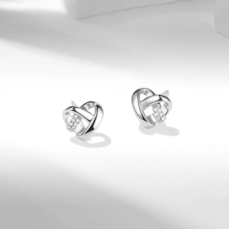 ETAHLOVE S925 Silver Stud Earrings Women's-3
