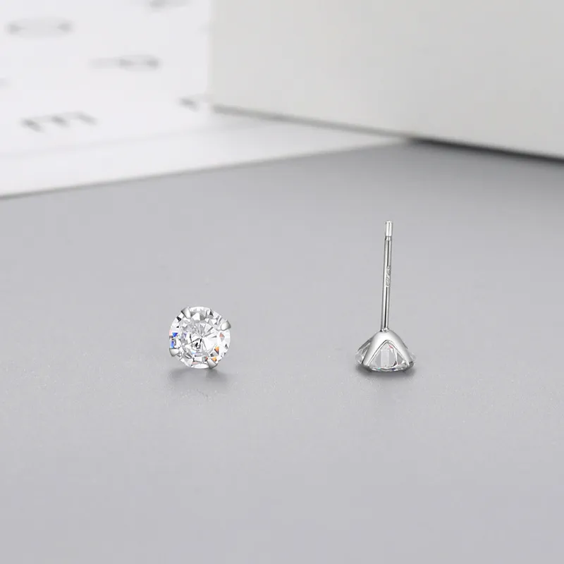 ETAHLOVE Sterling Silver Stud Earrings Unisex Bestie Girlfriend Birthday Surprise Anniversary Gift-10